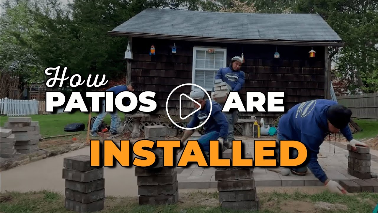 How to Install Paver Patios | Affordable Patio - YouTube