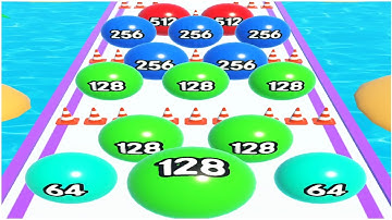 2048 Runner Balls: Ball games - Gameplay Walkthrough - MAx Levels (Lvl 121-140) Android/IOS