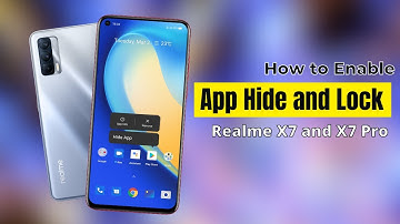 How to Hide and Lock Apps in Realme X7 Pro | Realme X7 Pro App Lock | Realme X7