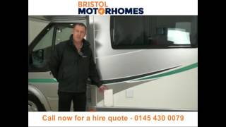 Motorhome hire and campervan rental Bristol - Call 0145 430 0079