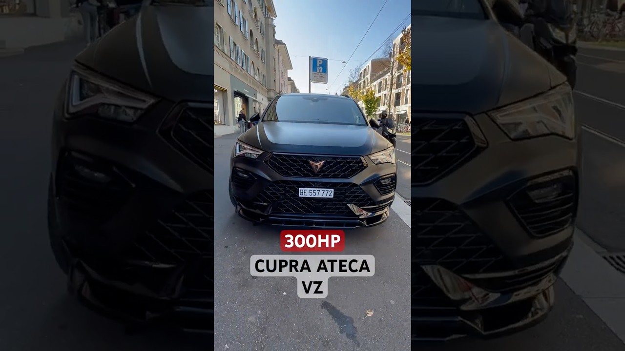 300HP!!! FOR THIS CUPRA ATECA VZ DSG 7 FULL BLACK 😈 