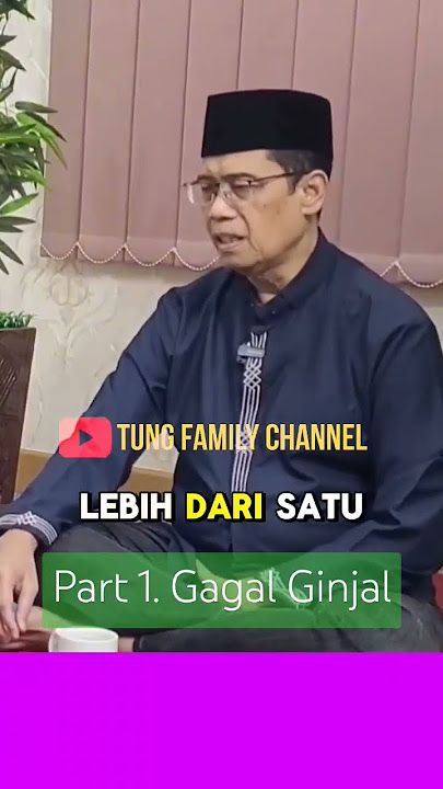 Part.1 GAGAL GINJAL, ngaji bersama ustadz Dhanu, #dakwah #gagal #ginjal