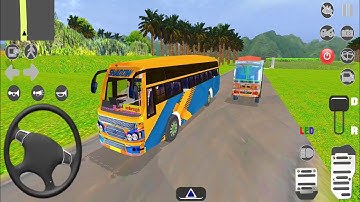 🚍 Bus Simulator Real 🚦 #29 Best Android Gameplay | Indian Bus Games for Mobile 📲
