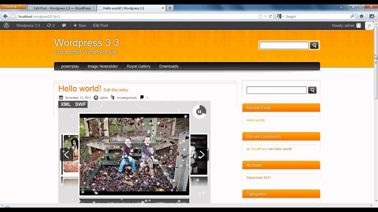 wp carousel slideshow installation - YouTube