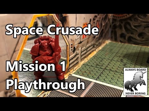 Space Crusade BLOOD ANGELS Mission One Playthrough Battle Report | Letu0027s Play an Old Board Game