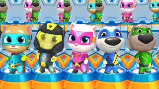 Best Funny Fails Talking Tom Hero Dash vs Talking Tom Gold Run #164 screenshot 5