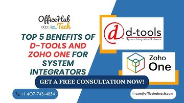 Top 5 Benefits of D Tools and Zoho One for System Integrators| Zoho implementation specialist in USA