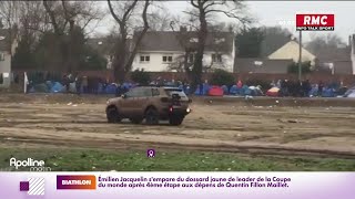 Calais : une enquête de l'armée après les dérapages du véhicule militaire dans le camp de migrants