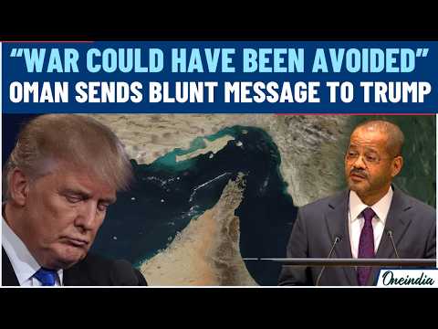“You Paralyzed Trade”: Oman WARNS Trump Over Iran War & Hormuz Blockade Escalation