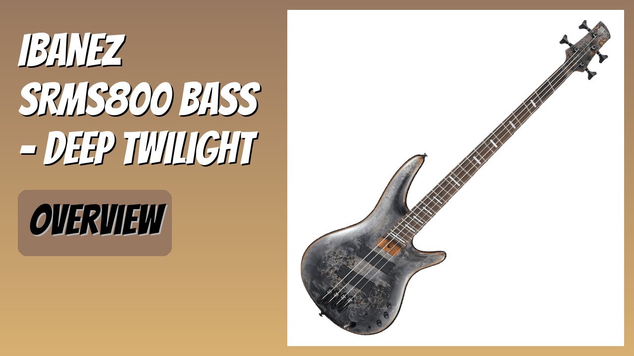 REVIEW (2026): Ibanez SRMS800 Bass - Deep Twilight. Features