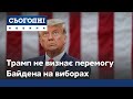 Трамп заявив, що вибори були сфальсифіковані