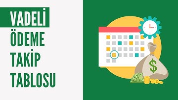 VADELİ ÖDEMELERİNİZİN TAKİBİNİ KOLAYCA YAPIN! HİÇ BİR ÖDEMEYİ KAÇIRMAYIN! - [EXCEL 751]