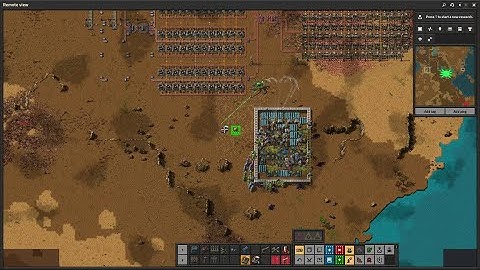Factorio - The moment when you have completed artillery range research......