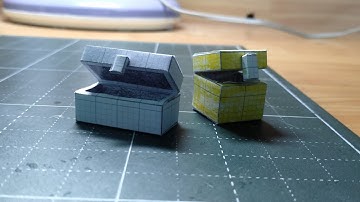Minecraft Papercraft #26: Cách Làm Cái Rương Đôi Trong Minecraft
