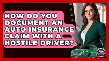 How Do You Document An Auto Insurance Claim With A Hostile Driver? - Auto Coverage Explained