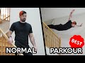 BEST OF Parkour VS Normal People In Real Life