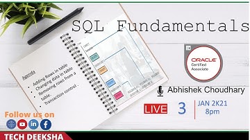 SQL Fundamentals || DML & Transactions control
