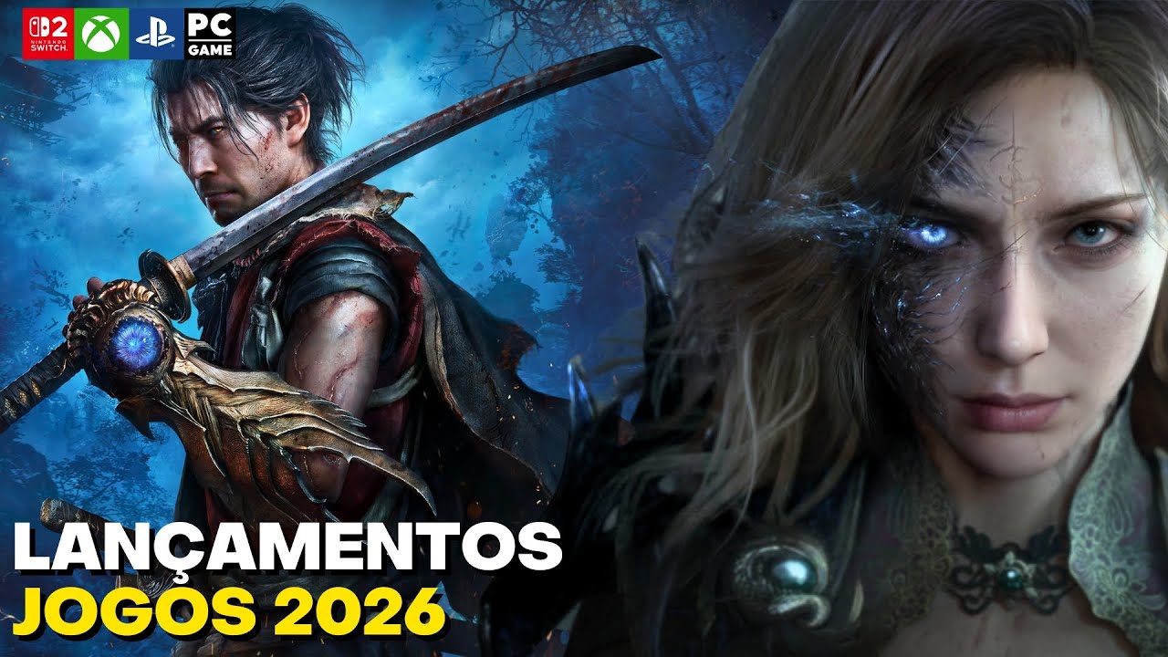 Top 20 NOVOS JOGOS que serão LANÇADOS em 2026 e ALÉM (PS5/XBOX SERIES X ...