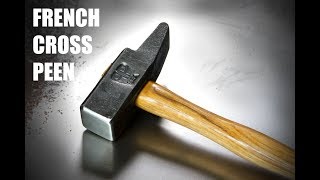 Forging a French Cross Peen Hammer - Blacksmithing