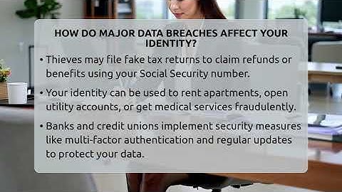 How Do Major Data Breaches Affect Your Identity? - Ask Your Bank Teller