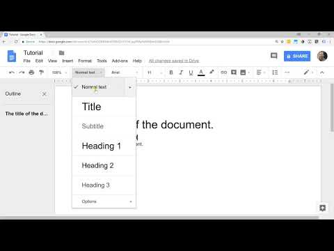 Google Docs - Create and Format Your Document