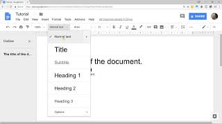 Google Docs - Create and Format Your Document