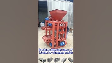 QT4 24 semi automatic cement brick making machine for sale