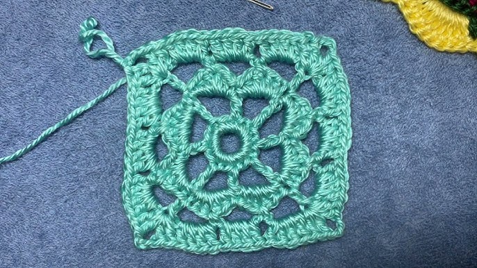 Los Angeles Square - 2020 VVCAL - Free crochet motif granny square