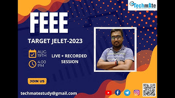 Lecture -1 (Demo) II FEEE II JELET-2023 II Charge, Current, Voltage, Power