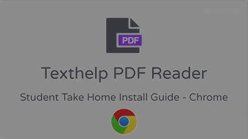 PDF Reader for Google Chrome: Student Take-Home Installation