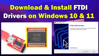 how to Download & Install FTDI Drivers on Windows 10 & 11 screenshot 3