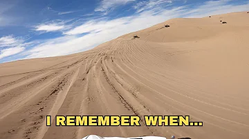 Years ago, when we were all still together. Little Sahara #sanddunes