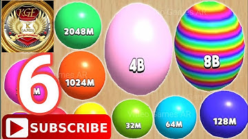 Blob Merge 3D Unblock 128K (2048) Gameplay Walkthrough Part 6 (android-ios)@KGamesEntertainment