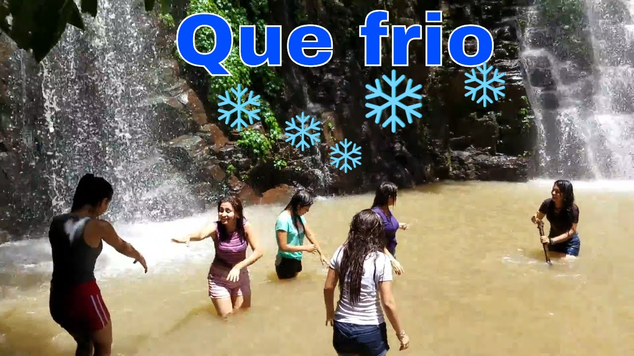 6-Momento de probar el agua se imaginan lo frío que esta.Cascadas de don Juan.Parte 6