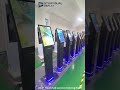 Small batch full black color 21.5inch indoor self-service payment kiosks