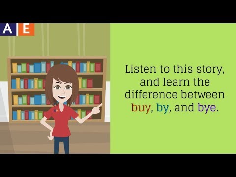 Commonly Confused Words - Bye, Buy, By