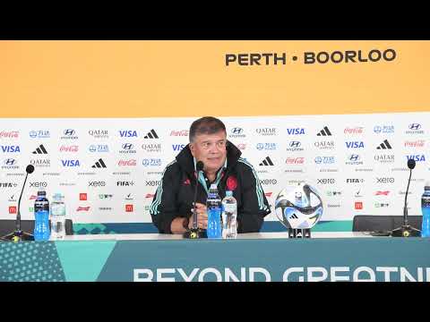 Conferencia de Prensa Oficial Post Partido Colombia vs Marruecos