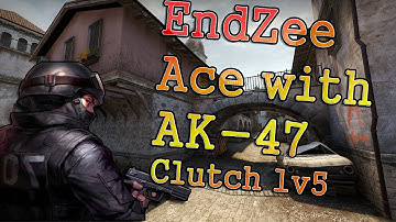 Endzee Ace with AK-47 (Inferno) CS:GO CLUTCH 1v5
