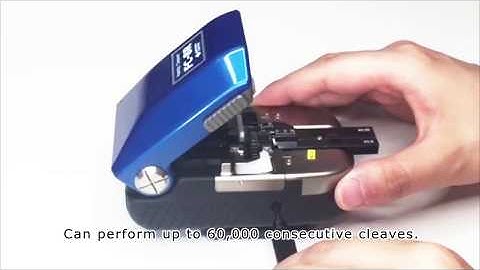 Benefits of FC-8R series optical fiber cleaver