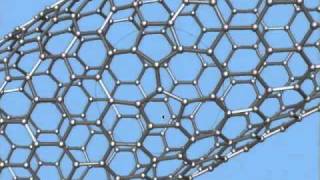 Interactive molecular modeling - Adding defects to a large carbon nanotube in SAMSON