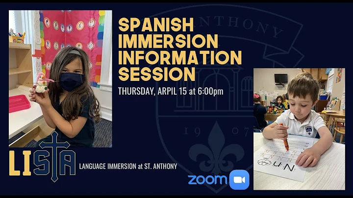 LISTA Spanish Immersion Informational Session