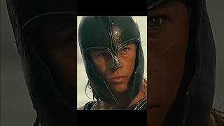 “Achilles! I will Remember the name”🤯 #troy #bradpitt #achilles #warrior #spartan #epic