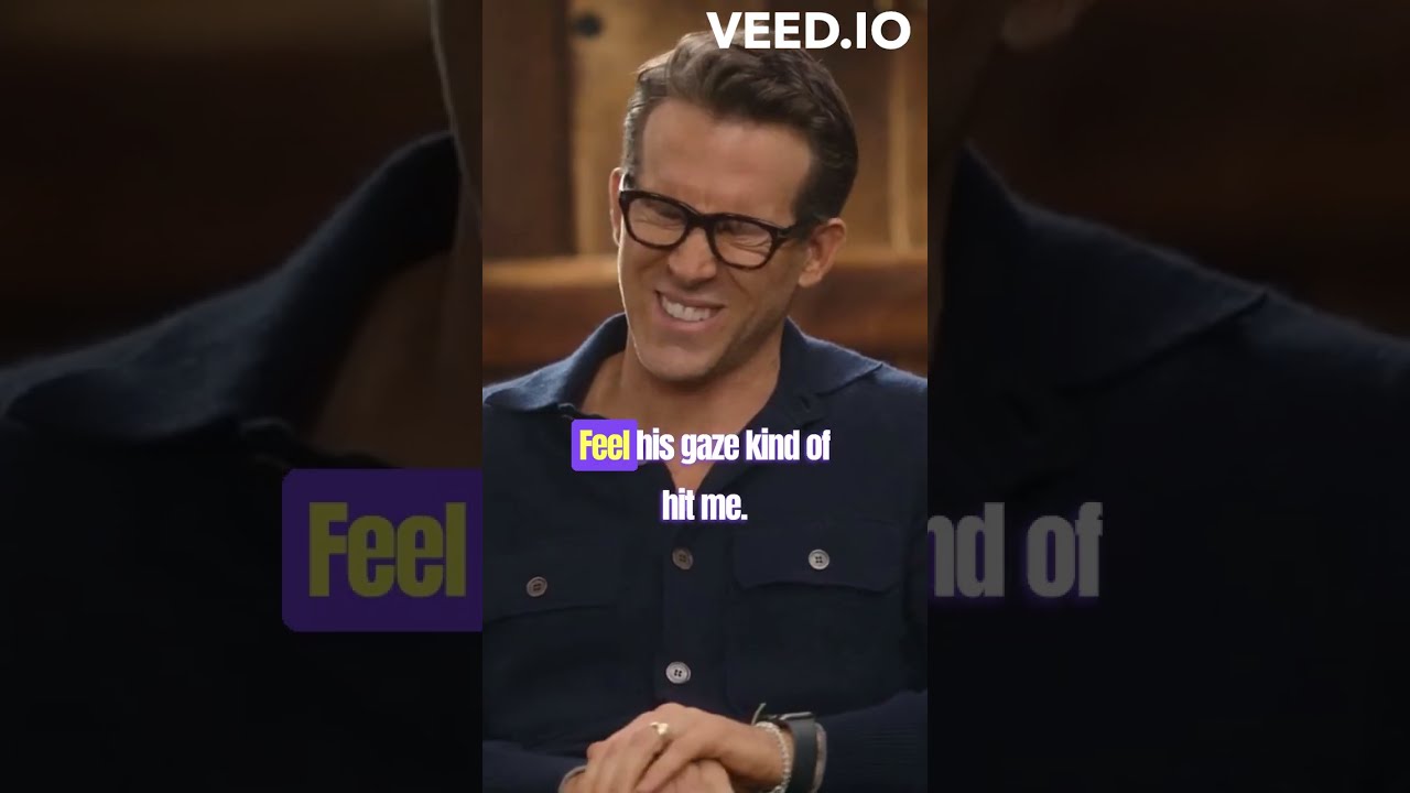 Ryan Reynolds gets an earring - 