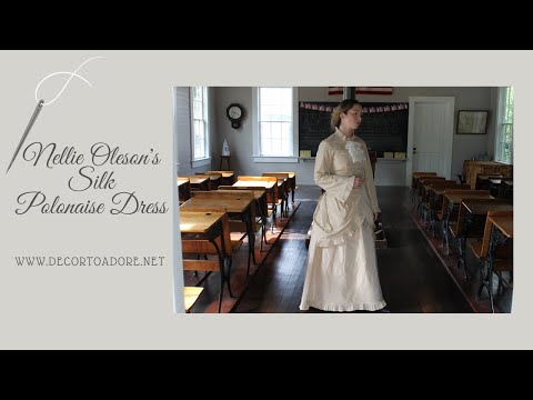 Nellie Oleson's Silk Polonaise Dress II Little Town on the Prairie