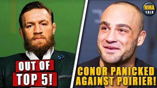 Conor McGregor DROPS OUT of TOP 5 lightweight rankings after UFC 257, Eddie Alvarez on Conor's loss