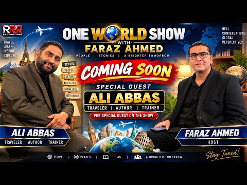 Special Guest Ali Abbas Get ready for an inspiring conversation with Ali Abbas — Traveler, Author