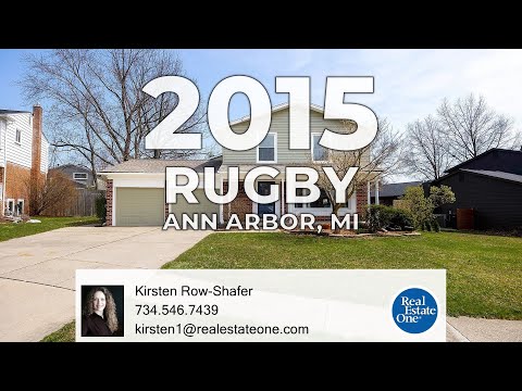 2015 Rugby Ct, Ann Arbor, MI home video tour