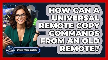 How Can A Universal Remote Copy Commands From An Old Remote? - NextGen Viewing and Audio
