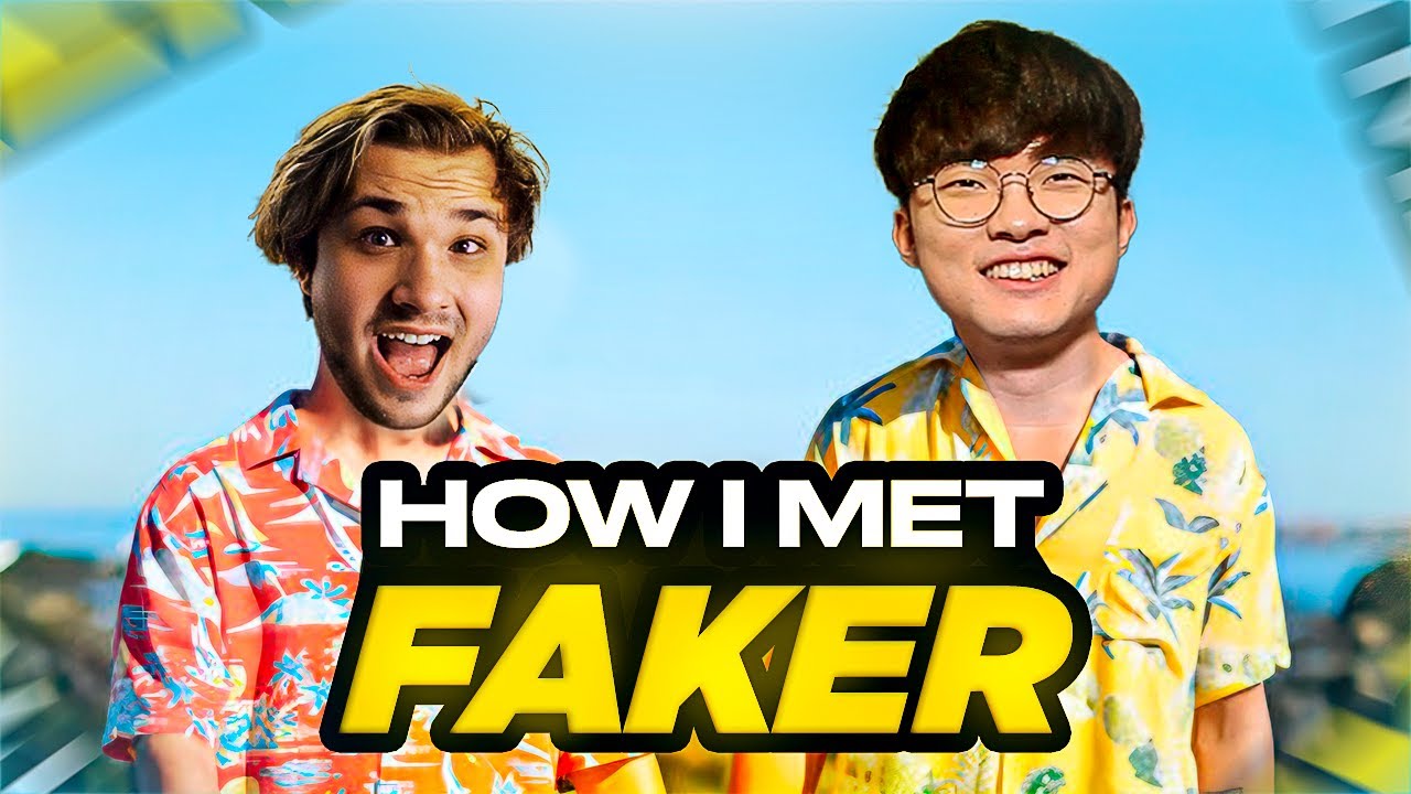 WE MET FAKER IN KOREA (real) 😯😯