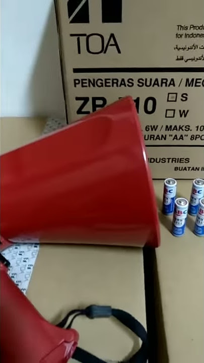 Megaphone Toa ZR-510S sirine